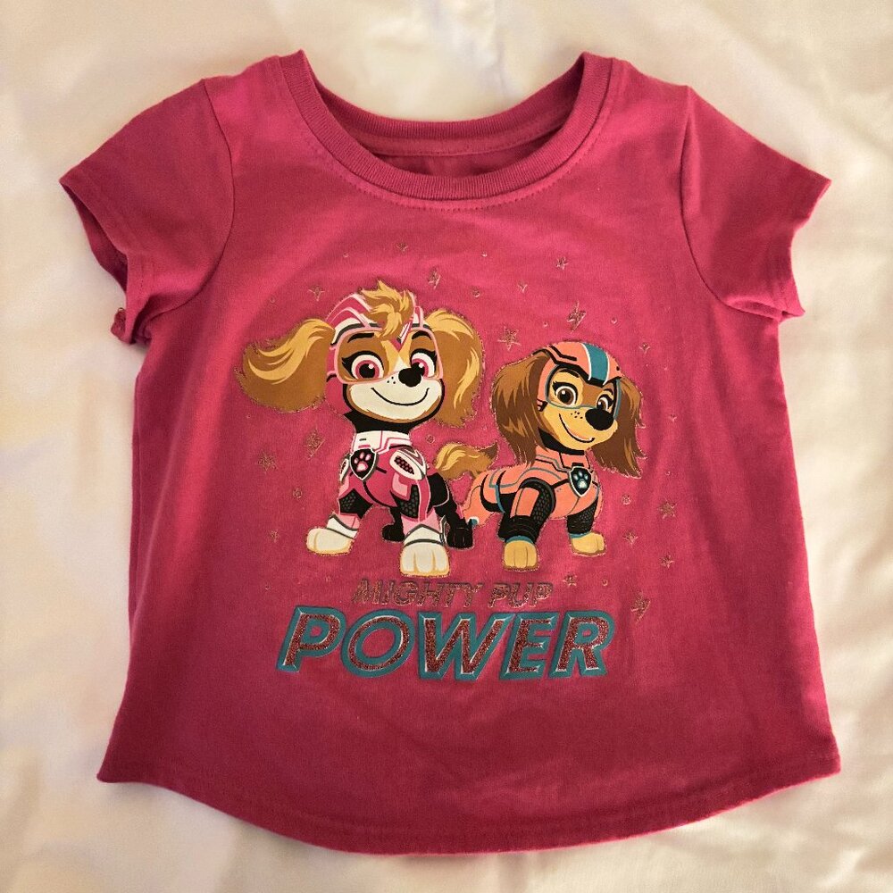 Jumping Beans 12 months girls Paw Patrol pink short sleeve shirt